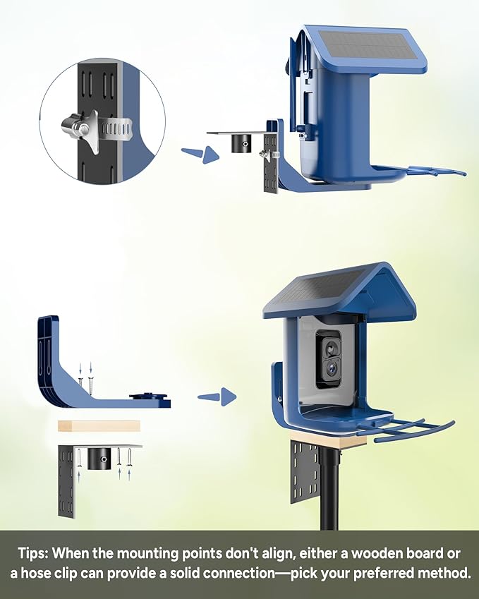 Bird Feeder Pole Stand – 74.5 Inch Height Feeding Station with 1-Inch Dia Heavy Duty for Hanging Feeders, Bird House Pole Mount Kit for Outdoor, Slip-Fit Connection