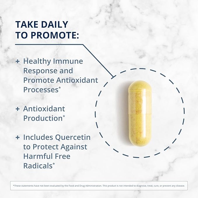 Metagenics Immune Active - Featuring Quercetin, NAC, Zinc, EGCG, and Vitamin C - 30 Servings