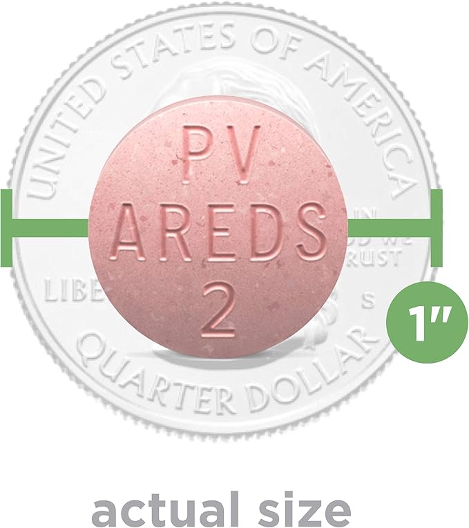 PreserVision AREDS 2 Eye Vitamins, Chewable Lutein and Zeaxanthin Supplement with Vitamin C, Vitamin E,Zinc, and Copper, Mixed Berry, 70 Tablets