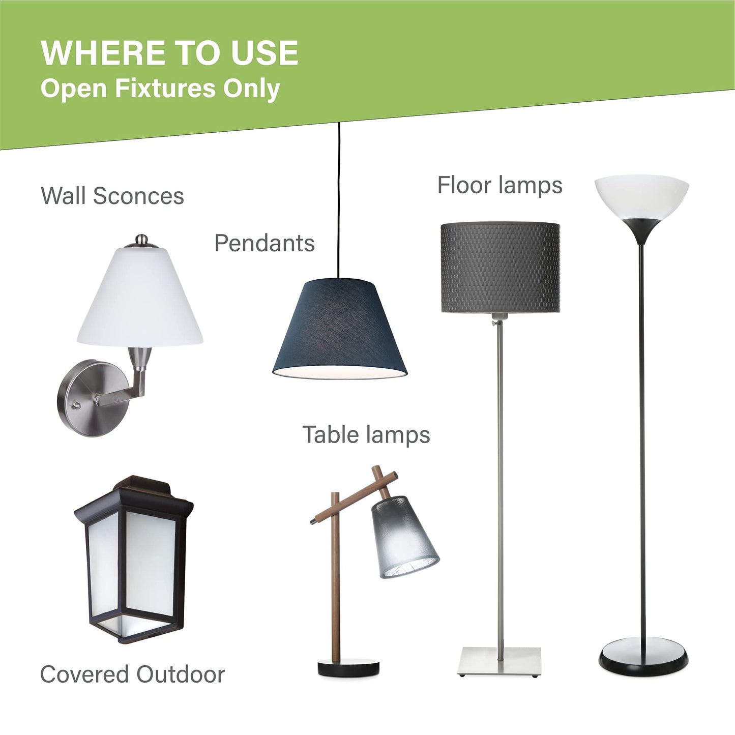 Sigalux A19 Led Light Bulb 60W Equivalent, 9.5W, 800Lm, Non-Dimmable, Daylight 5000K, E26 Base, Ul