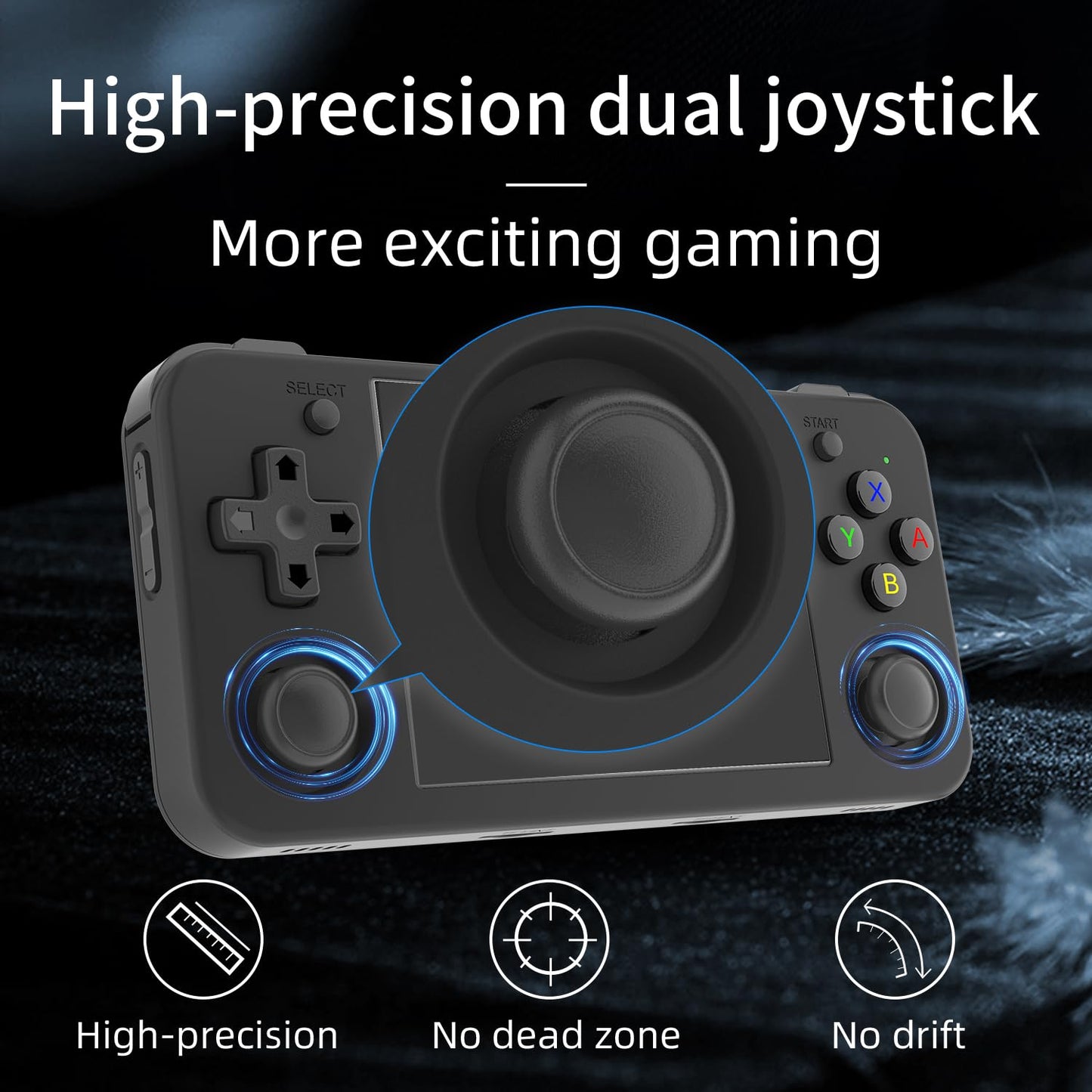 rg35xx h Retro Game Emulator Anbernic 35xxh with a 64G Card Pre-Loaded Games rg35xxh 3.5'' IPS Screen Supports 5G WiFi Bluetooth HDMI and TV Output