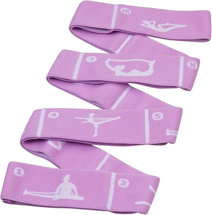 Xensamy Yoga Strap with 10/12 Loops - Multi-Functional Stretch Band for Pilates, Dance, Gymnastics, Physical Therapy, Flex...