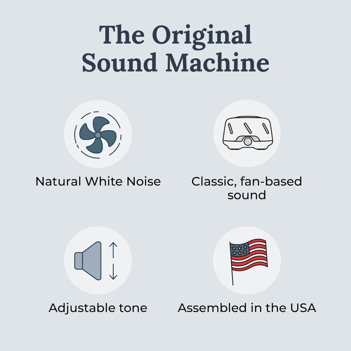 Yogasleep Dohm Uno White Noise Sound Machine, Real Fan Inside for Non-Looping White Noise, Sleep Aid, Office Privacy & Meditation for Adults & Baby, Registry Gift (White)