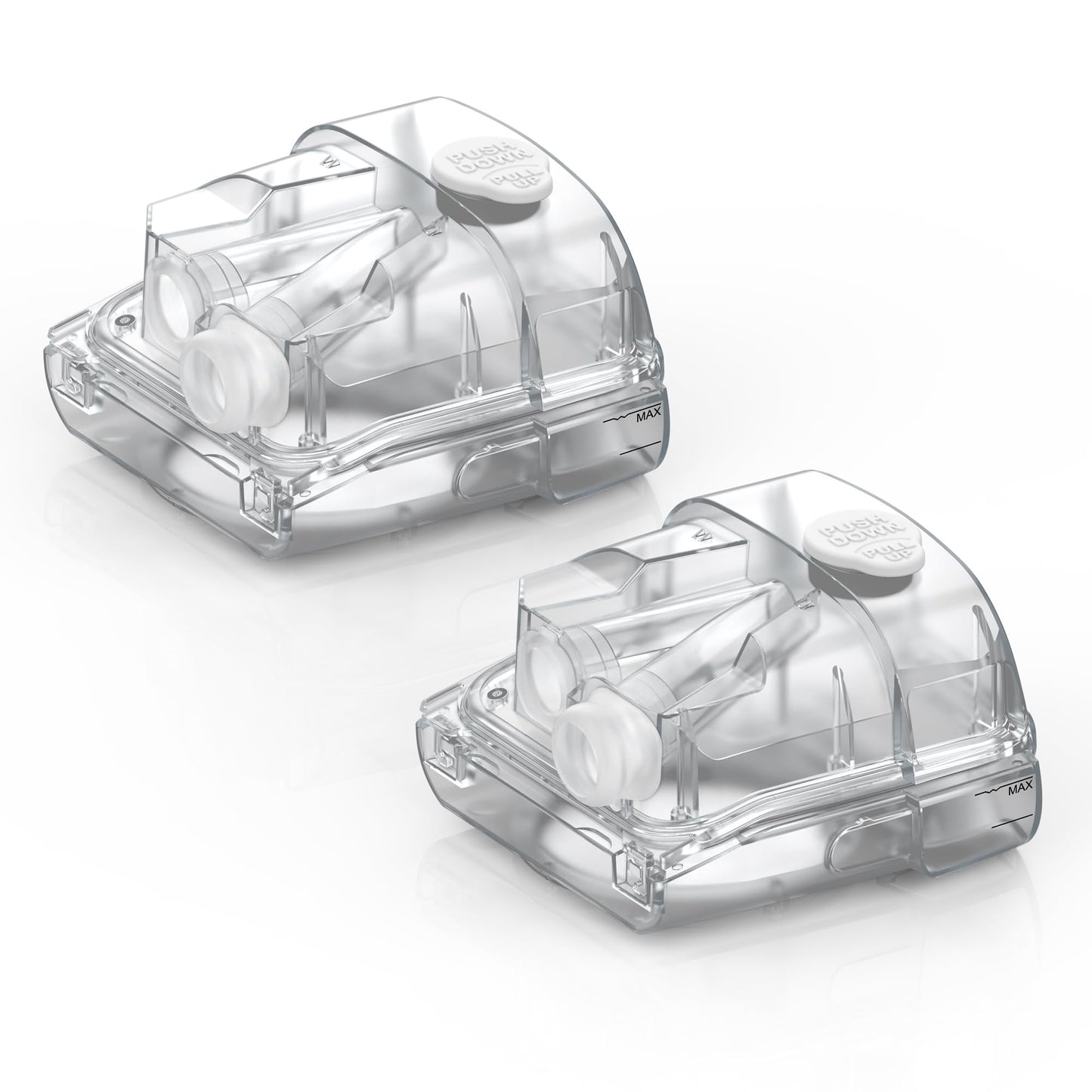 2 Packs Water Chamber for Airsense 11 & Aircurve 11, Leak-Free & Consistent Humidity Replacement CPAP Water Chamber with Top-Fill Port Technology, HumidAir Water Tank for ResMed Airsense 11 Supplies