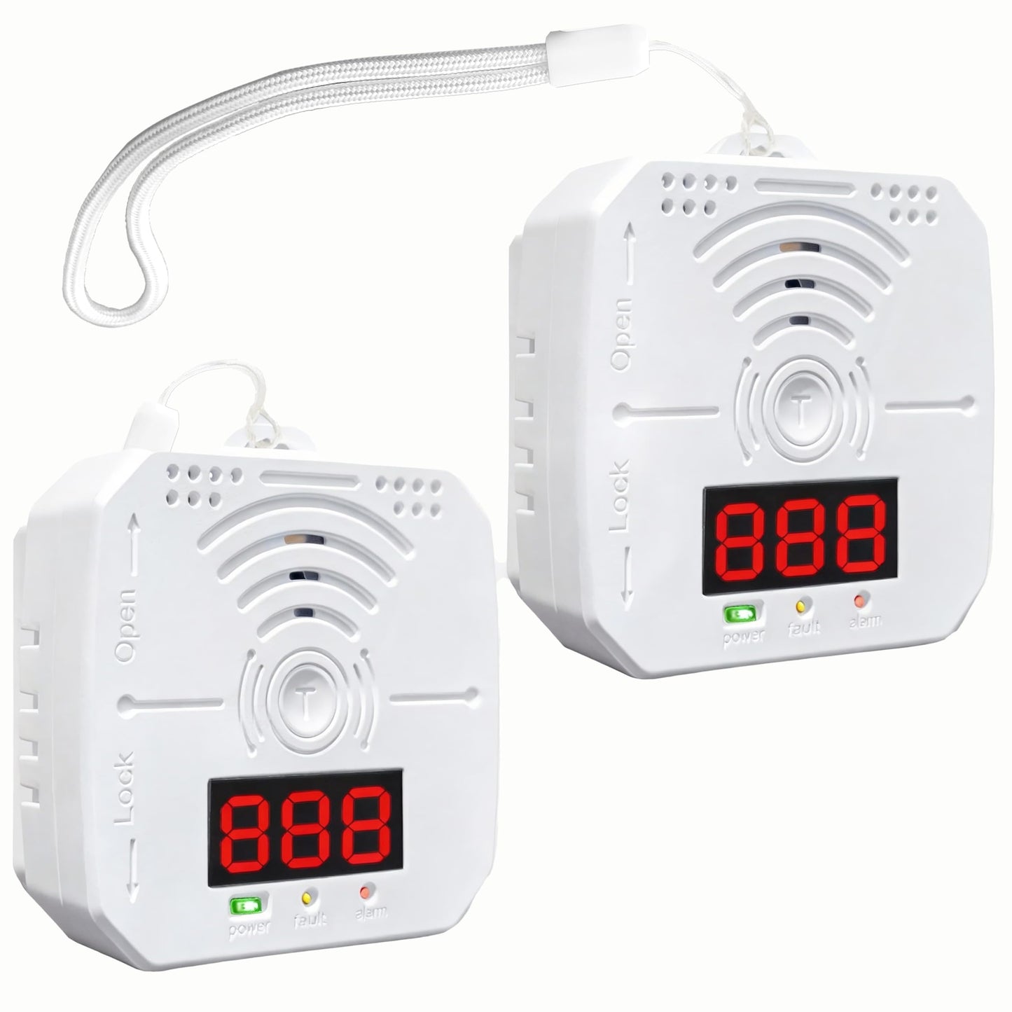 2 Pack Travel Carbon Monoxide Detector with Battery Operated,Portable co2 Detector Alarm for Home, Car, RV | Advanced Sensors, LCD/LED, Low Battery Warning | 85 Decibel Monoxide Alert