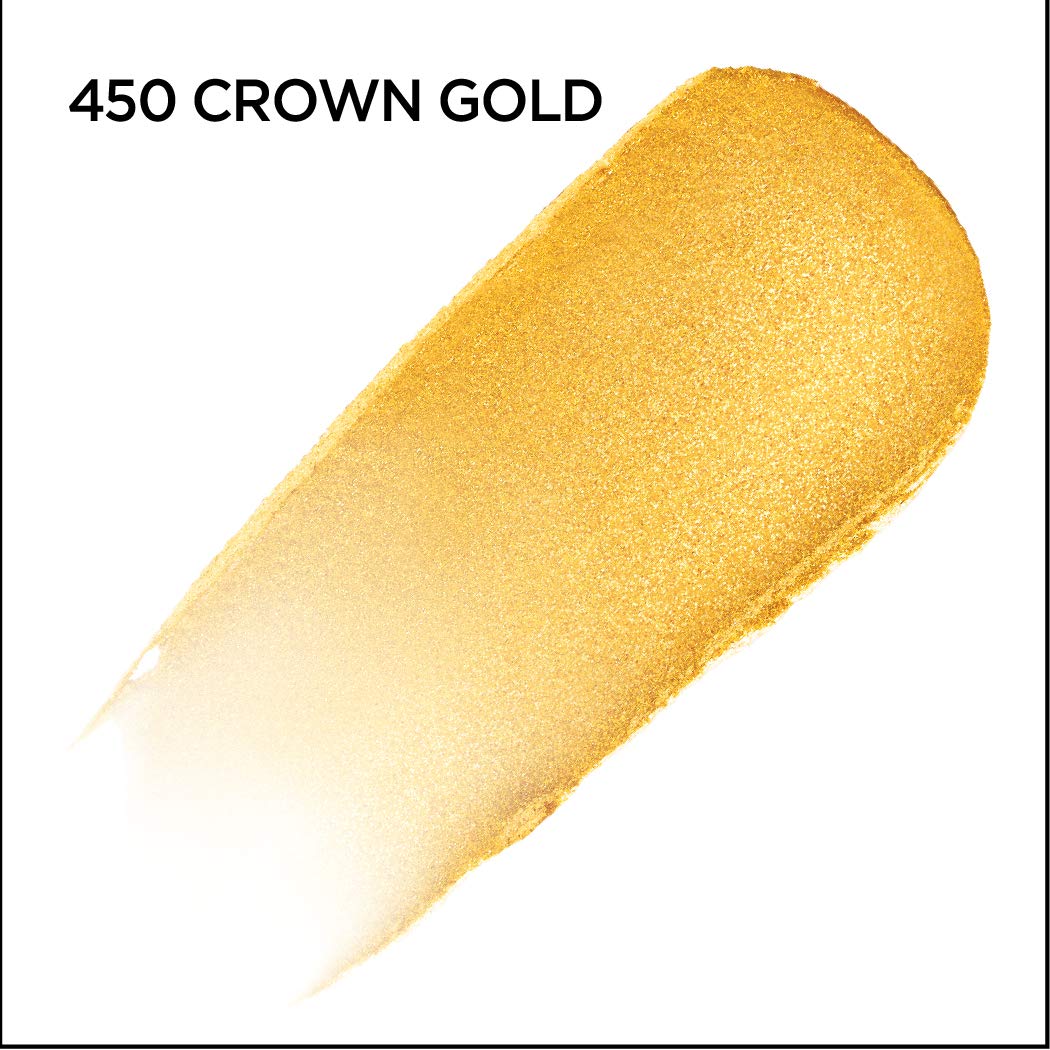 LOr  al Paris Brilliant Eyes Shimmer Liquid Eye Shadow Makeup, Crown Gold, 0.1 oz.