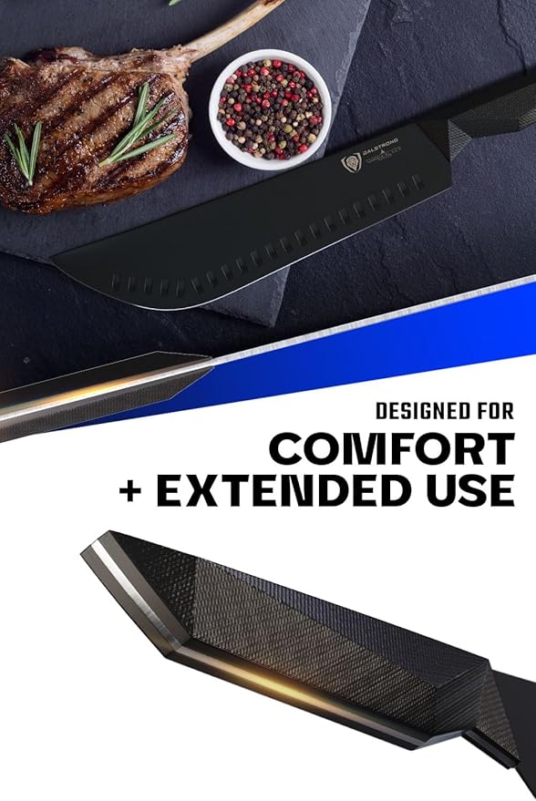 Dalstrong Bull-Nose Butcher Knife - 10 inch - Shadow Black Series - Black Titanium Nitride Coated - High Carbon 7CR17MOV-X Steel - Breaking Knife - Sheath - NSF Certified