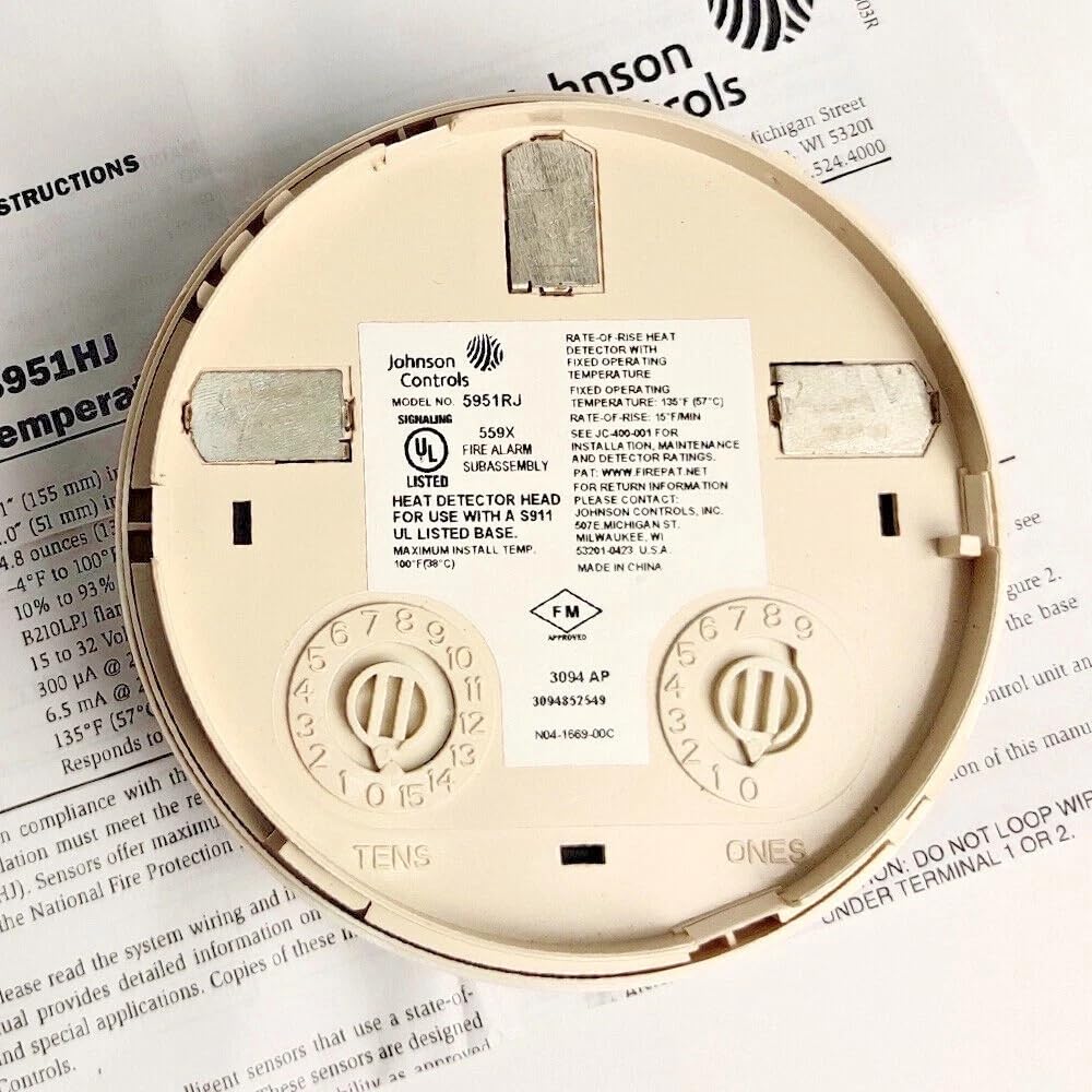 New Johnson Control 5951RJ Rise Temperature Heat Detector 5951RJ
