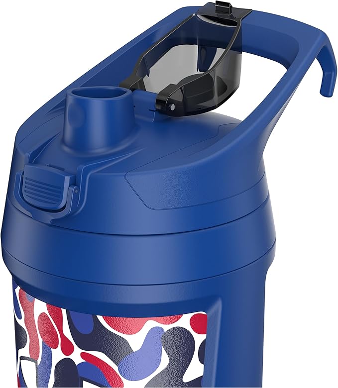 Under Armour 32 oz Insulated Water Bottles - Sports Water Jug with Fence Hook, Leak Resistant for Baseball, Football & More, 32 oz Insulated, Royal Hypercamo