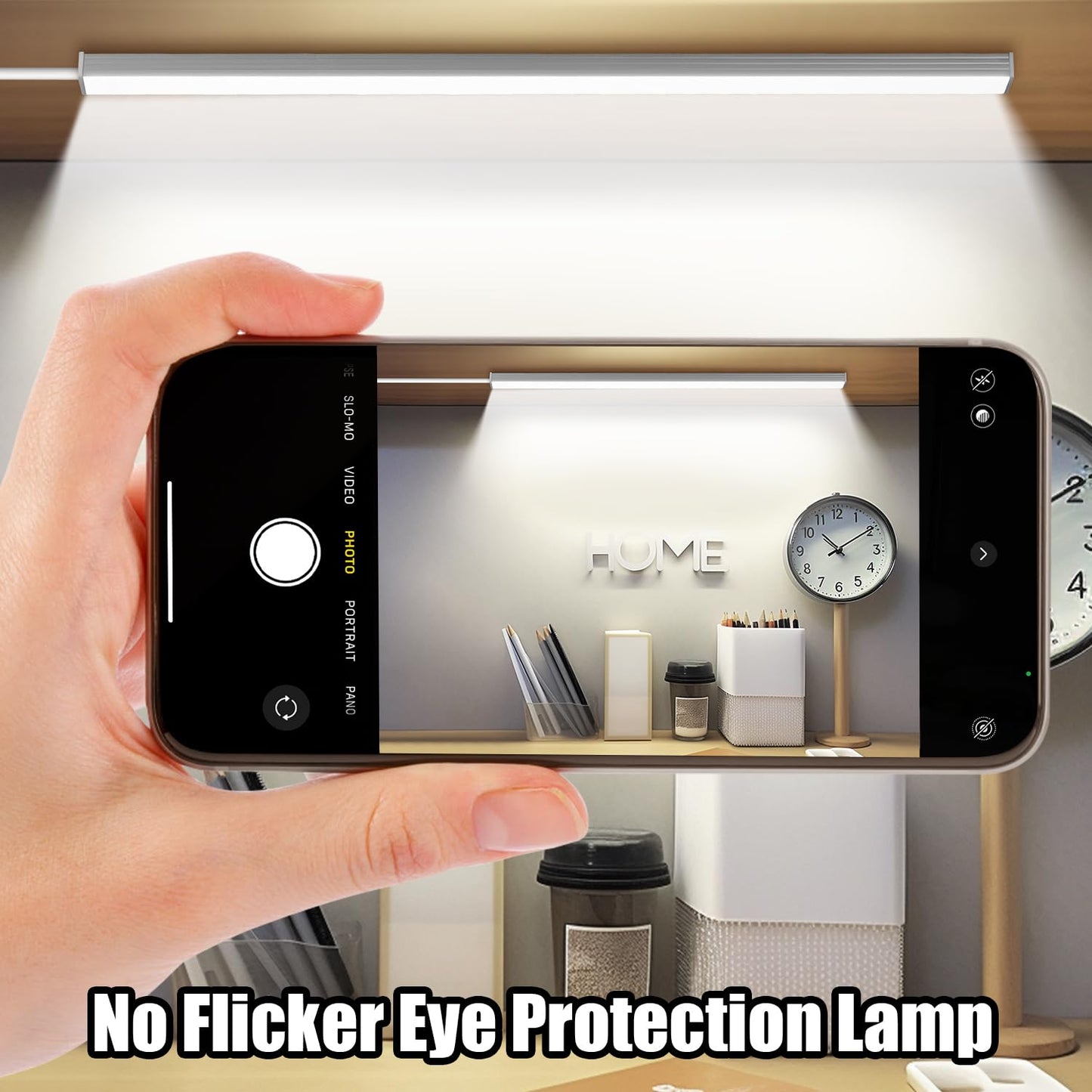 Glvsae Led Under Cabinet Lighting Bar, 12 Inch, Dimmable, Ultra Thin, 6000K Cool White, Aluminum, Ideal For Kitchen/Desk/Closet