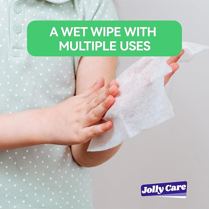 Wet Wipes for Adults, Adult Wipes for Hands and Body, Unscented Hand Wipes, Fragrance-free, Alcohol-free, 99% EDI Pure Water and Aloe, 4 Flip-Top Packs (240 Wipes Total)