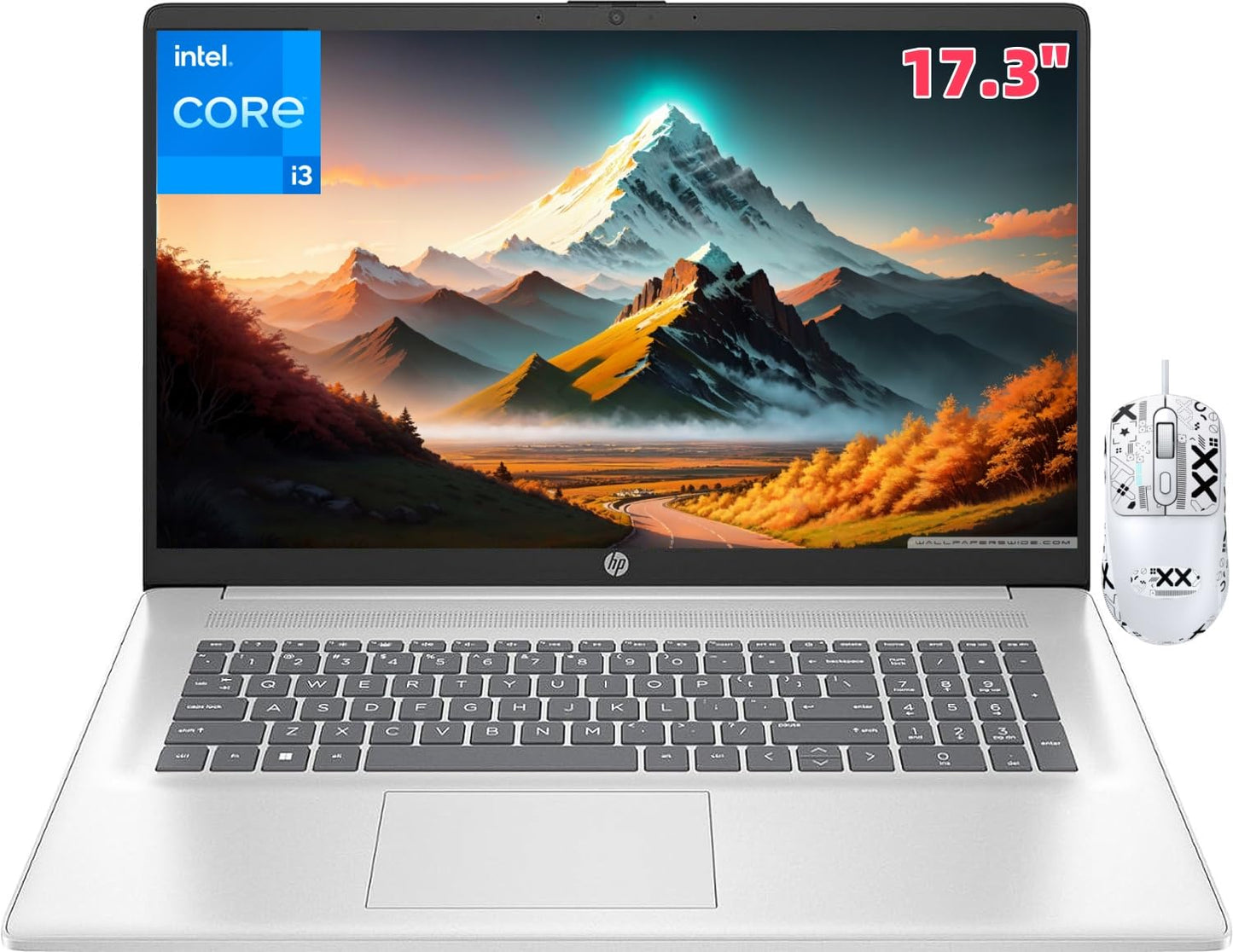 Hp 17 Laptop For Business, 17.3    Fhd Display, 12Th Gen Core I3 1215U Processor, 32 Gb Ram, 2 Tb Ssd, Intel Uhd Graphics, Hd Ca
