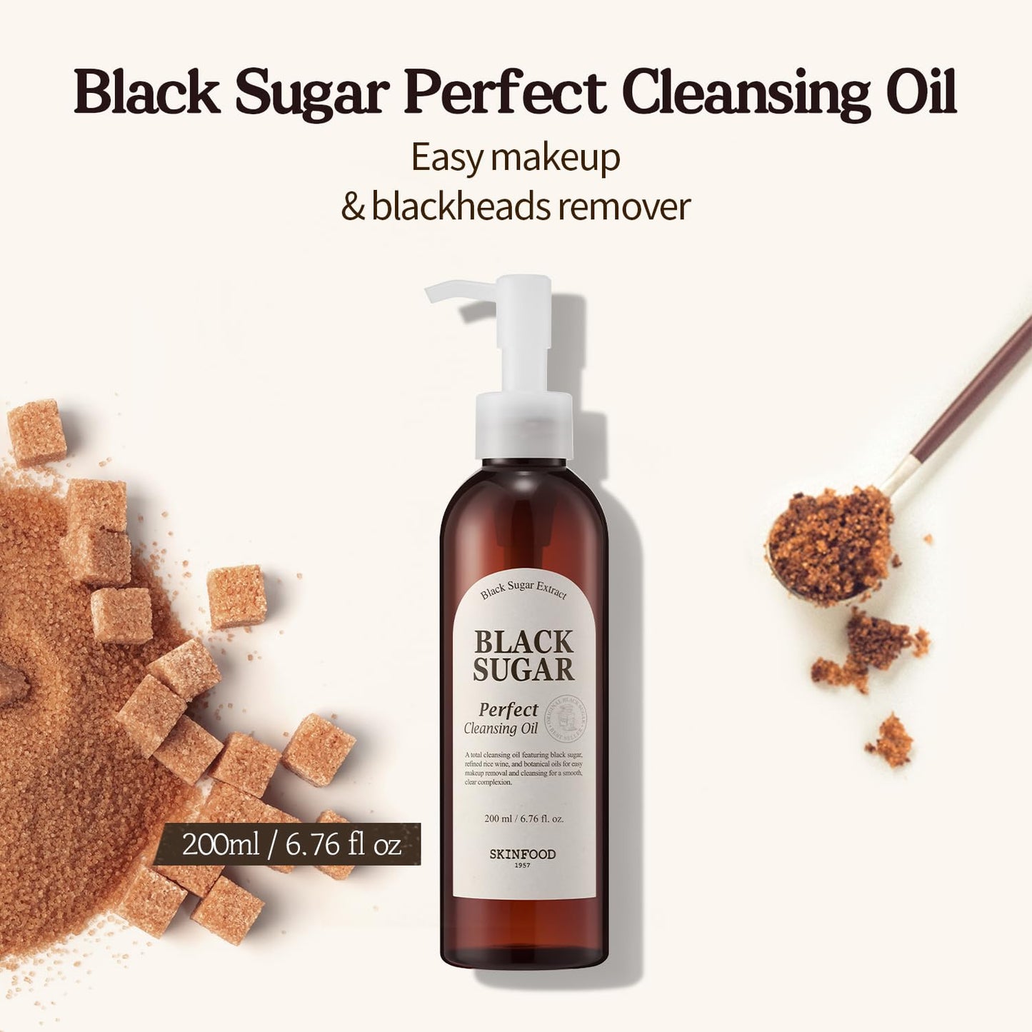 SKINFOOD Black Sugar Perfect Cleansing Oil