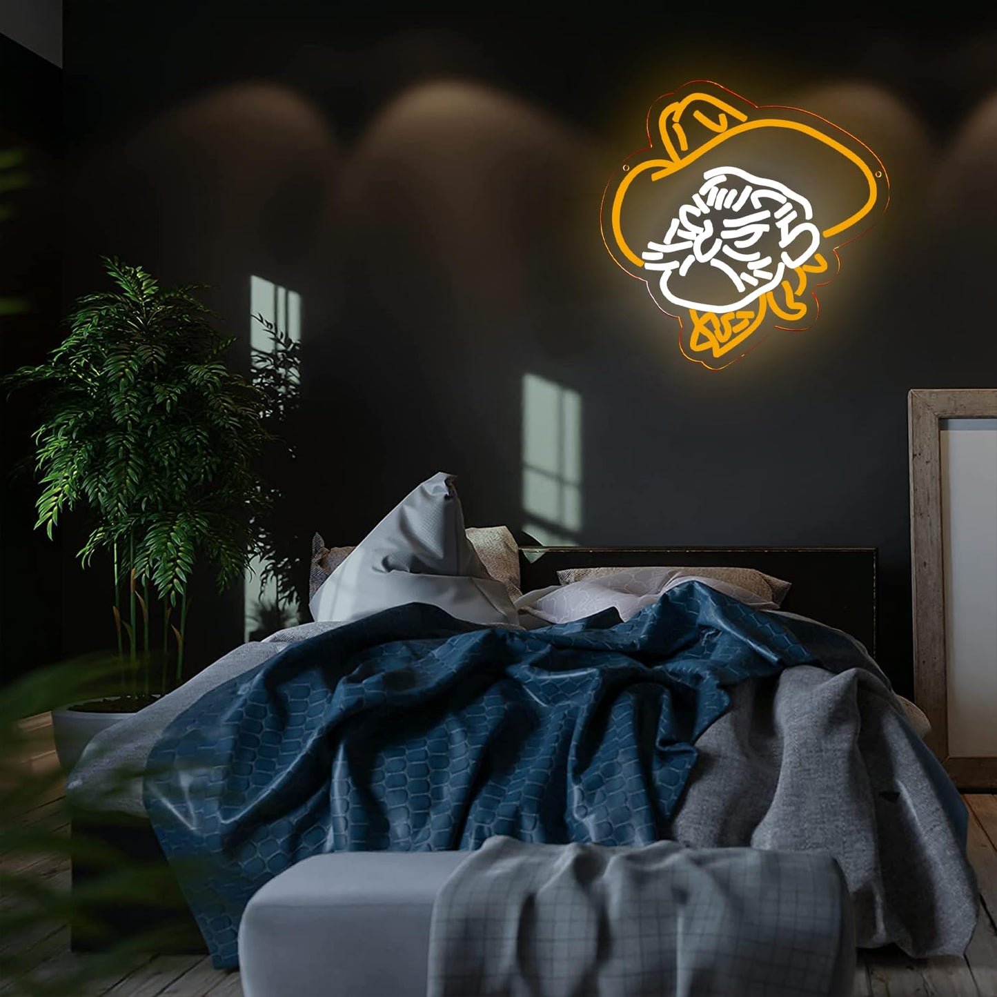 Balanar University Neon Signs For Wall Decor Dimmable Basketball Team Neon Sign For Bedroom  Bar  Office  Man Cave Best Gifts For Rodeo Enthusiast  Birthday  Christmas12.1 * 12.2Inch