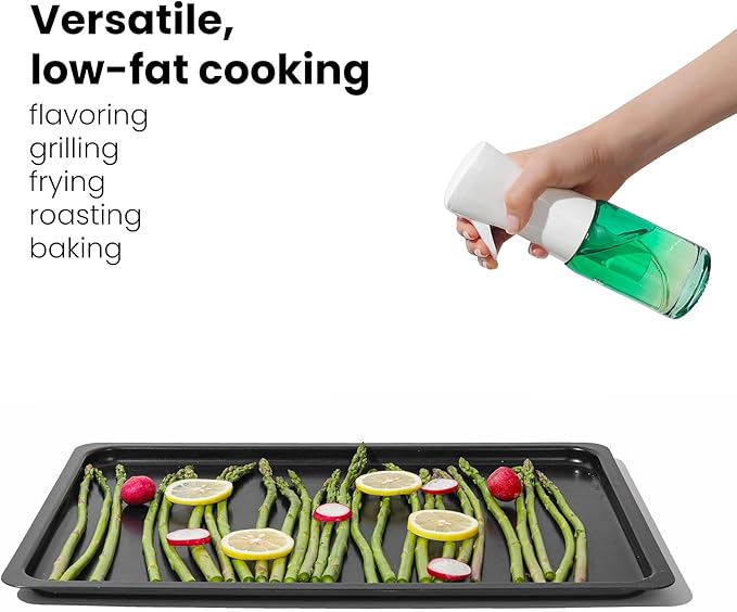 Mistifi Glass Oil Sprayer/Mister 5.1 fl oz (150ml), For Cooking Oil, Olive Oil, Soy Sauce, Vinegar, Non-Aerosol Refillable Dispenser, Spray Bottle (FS640)