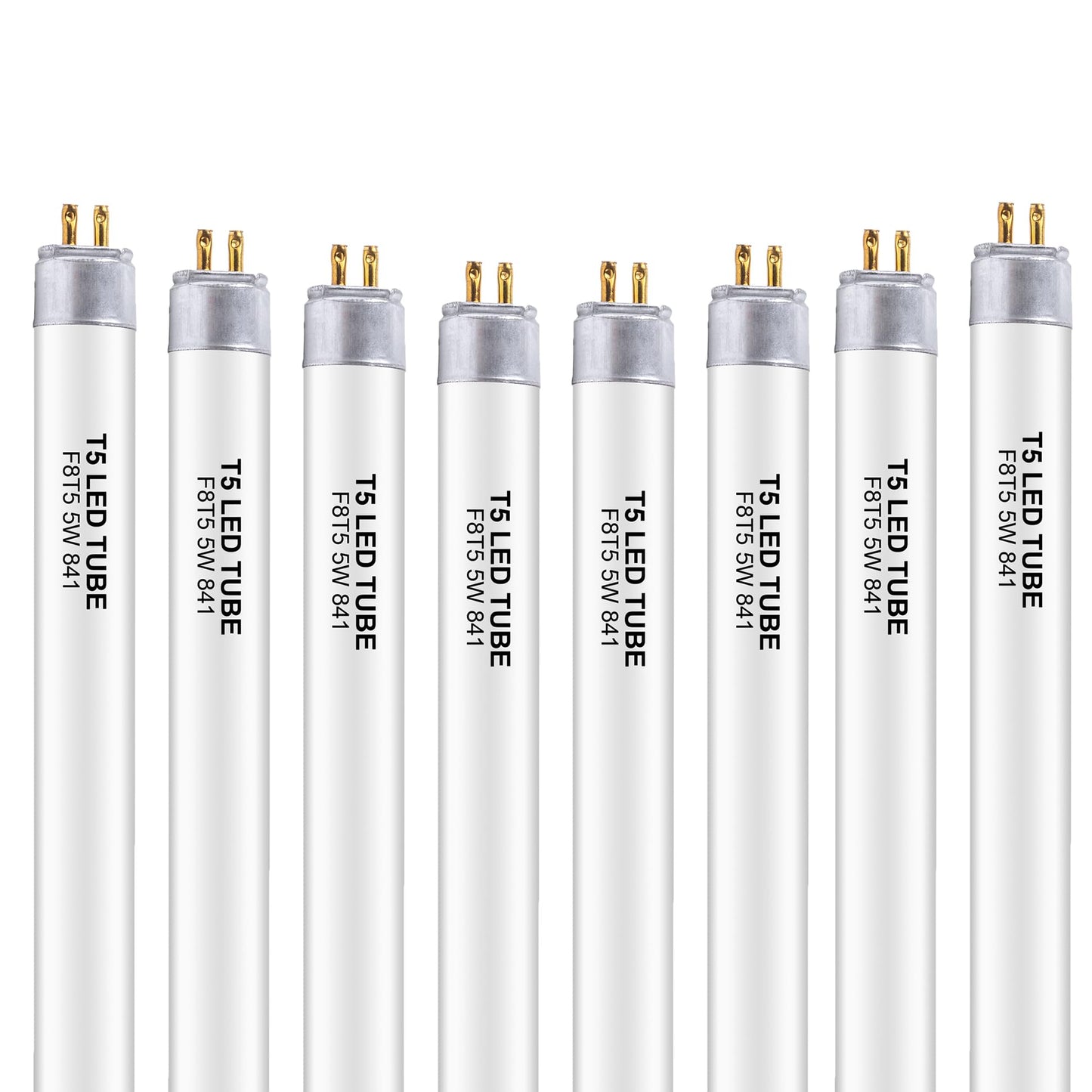Wesome Lighting 8 Pack 12 Inch F8T5/Cw Led Replacement Bulbs  4100K Cool White  T5 Led 5 Watts Replace Fluorescent Bulb With Led  Replacement Tube For Counter And Cabinet Fixture