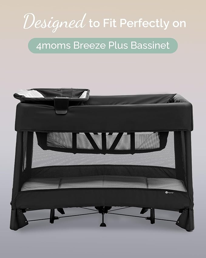 Bassinet Fitted Sheets Compatible with 4moms Breeze Plus Bassinet Model 1045 - Buttery Soft, Silky Comfort, Premium Stretchy Bassinet Sheets - Burnt Orange+Mustard Yellow+ Gray, 3 Pack