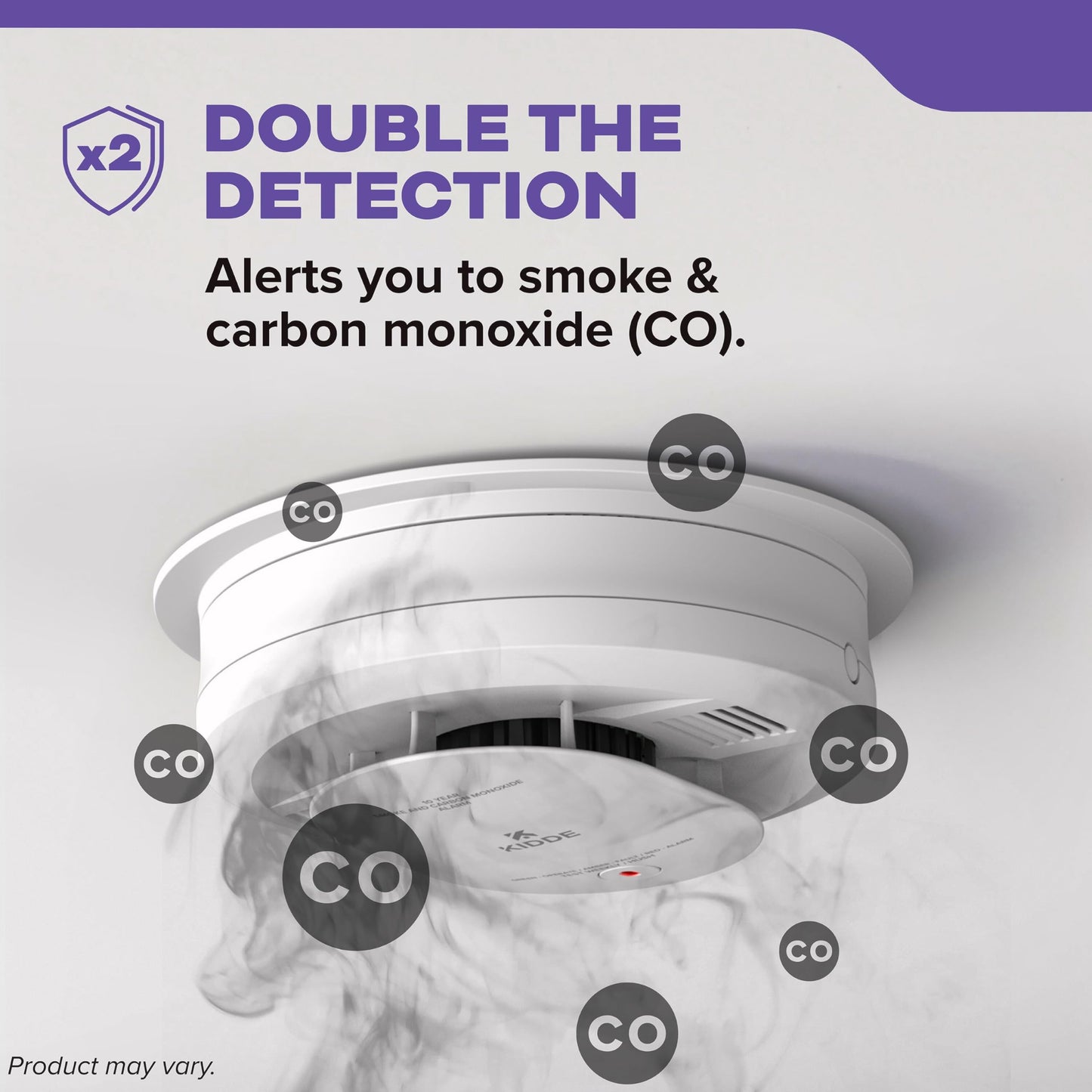 Kidde Hardwired Smoke & Carbon Monoxide Detector for Home, 10-Year Battery Backup, Interconnectable, 3-Pack