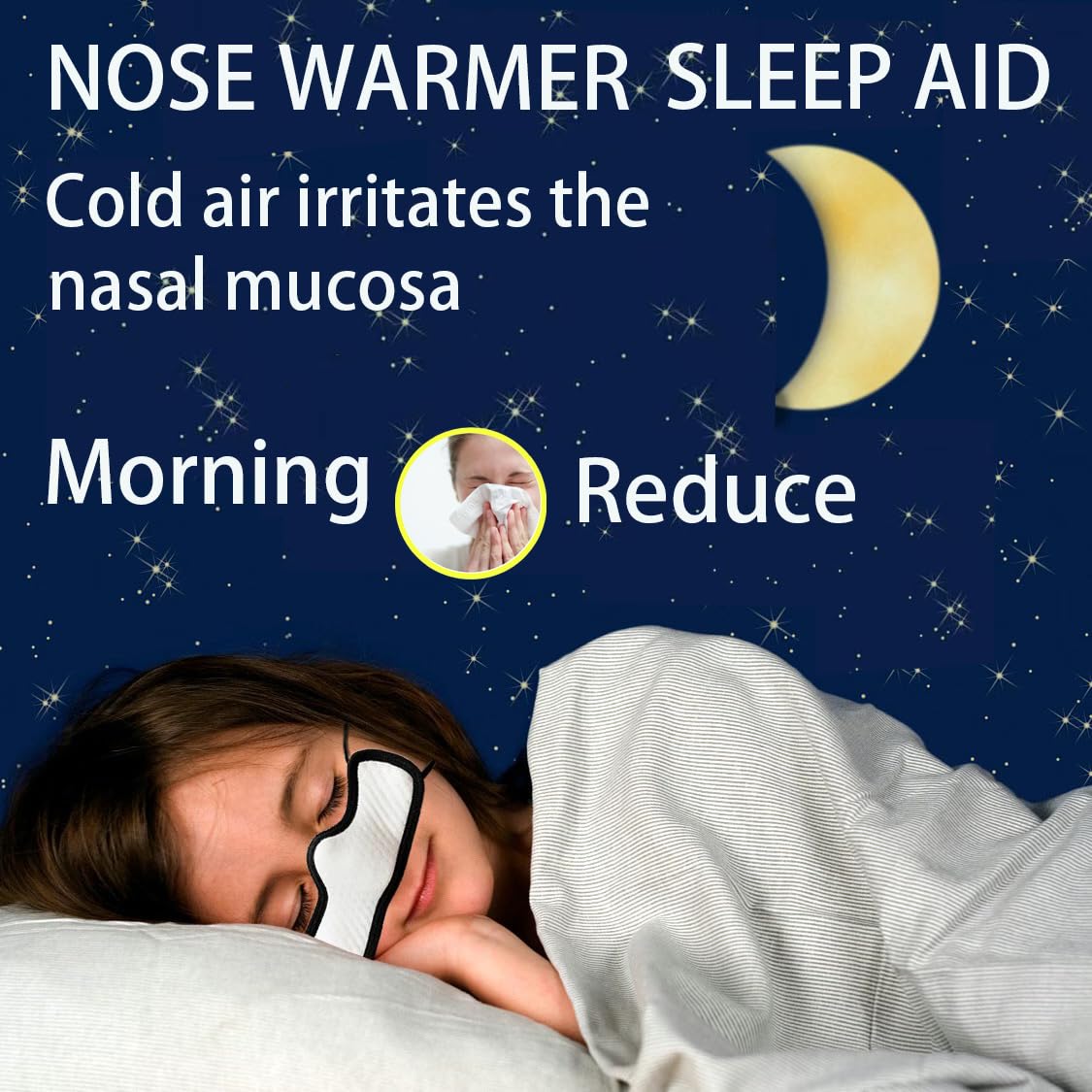 CMRCOYO Nasal Strips For Sleeping Nose Warmer for Women Men Outdoor Activities Cold Protection Dust Anti Pollen Air Conditioning (2)
