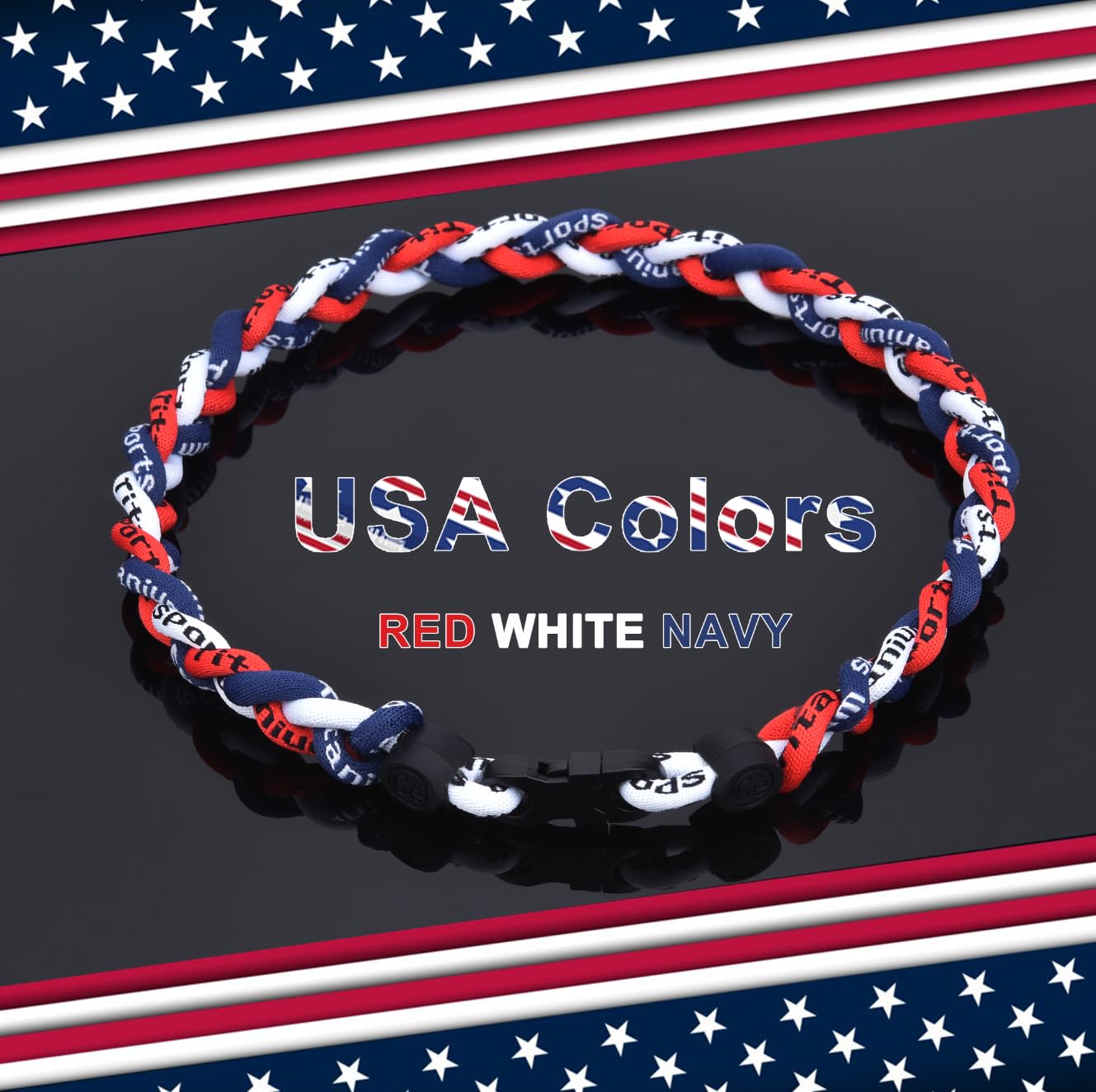 JEANUE 12Pack Baseball Necklaces for Boys, 18inches Braided Rope Tornado Titanium Sports Necklaces, Ideal for Baseball Team Gift