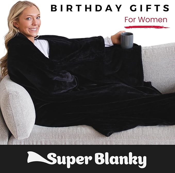 Wearable Blankets for Women, Adult Wearable Blanket Men, Valentine's Day Gifts for Her, Wife Birthday Gift Ideas