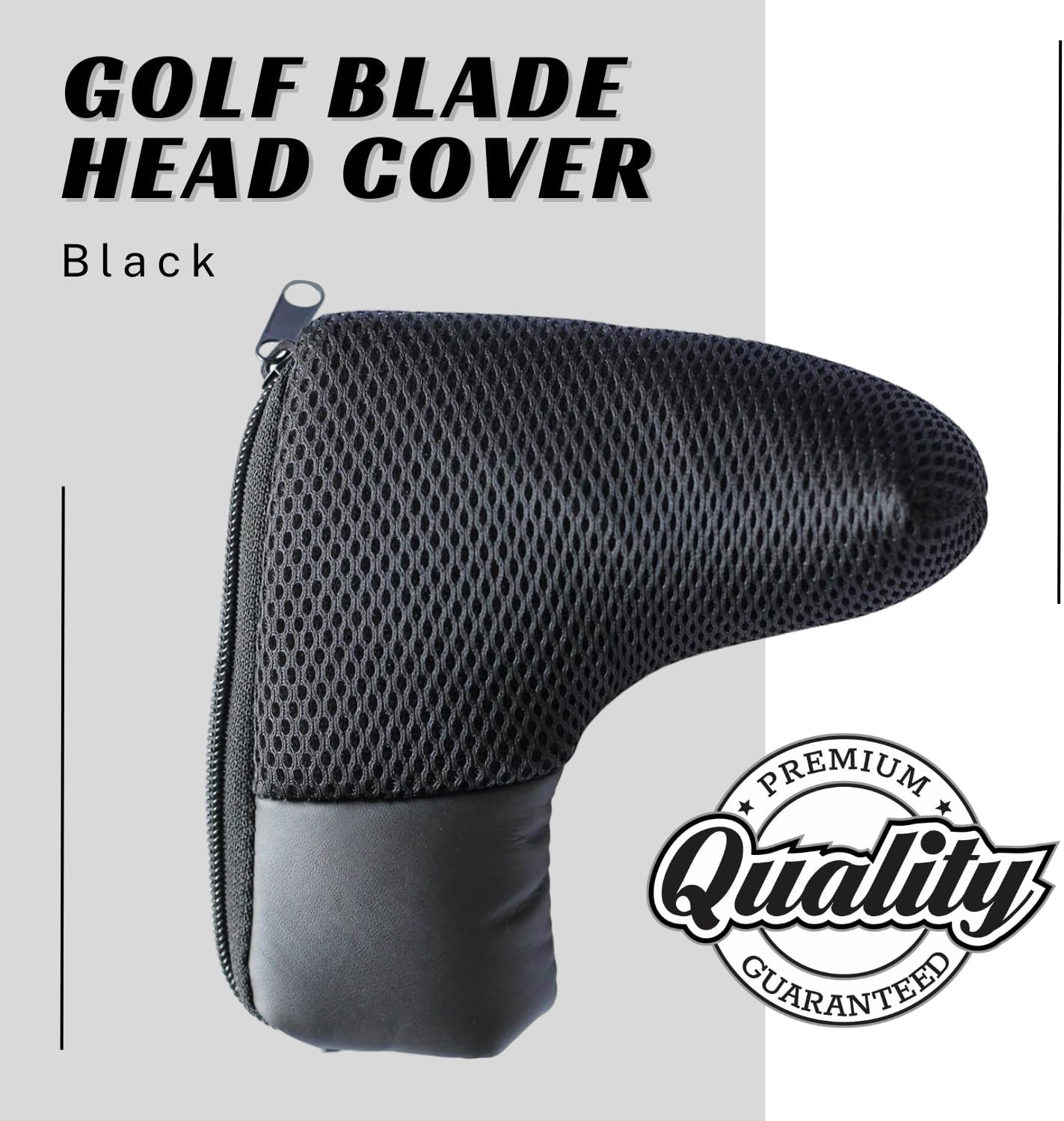PGC Mesh Blade Putter Head Cover. Perfect for Blade Putters