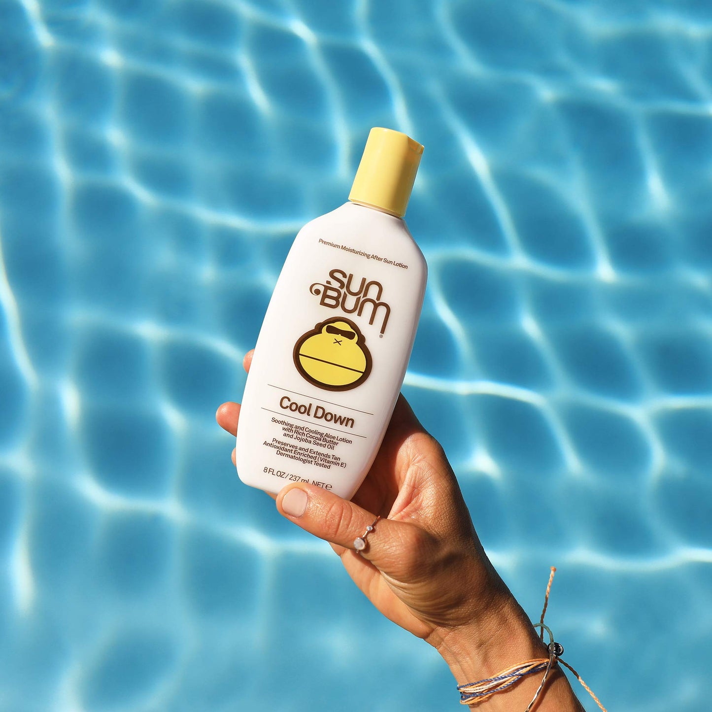 Sun Bum Cool Down Aloe Vera Lotion - Vegan After Sun Care with Cocoa Butter to Soothe and Hydrate Sunburn - 8 oz