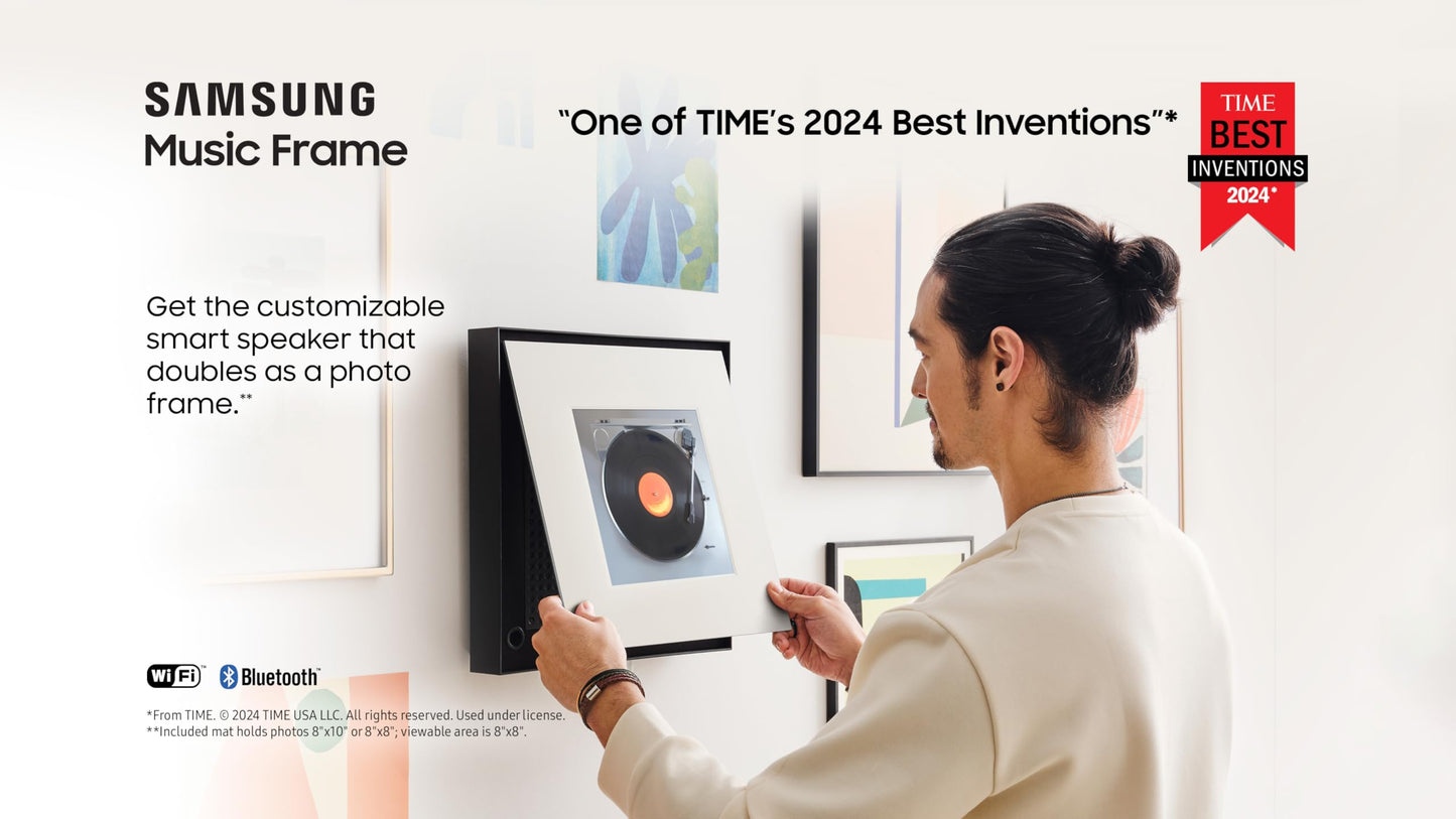 Samsung QN50Q60DAFXZA 50 Inch Q60D QLED 4K Smart TV with Quantum HDR and a Samsung HW-LS60D 2.0 Channel Photo Frame Speaker with Dolby Atmos (2024)