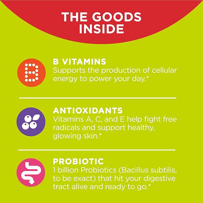 OLLY Adult Multivitamin Gummy with Probiotics, 1 Billion CFUs, 70 Gummies Immunity Elderberry Gummy, 45 Gummies