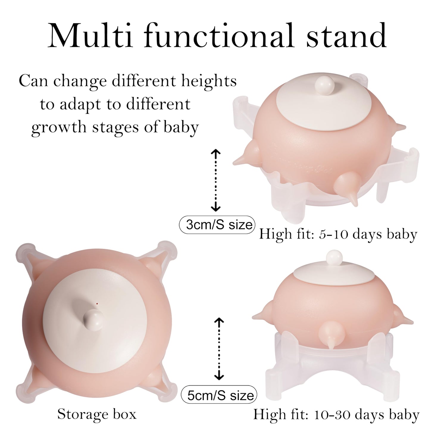 Bubble milk bowl Doggiema Puppy Feeder Puppy Milk Feeder Puppy Nursing Station Puppy feeders for Multiple Puppies Puppy Milk replacer Dongdong pet S Size 150ml (Kitten/Mini Puppy)