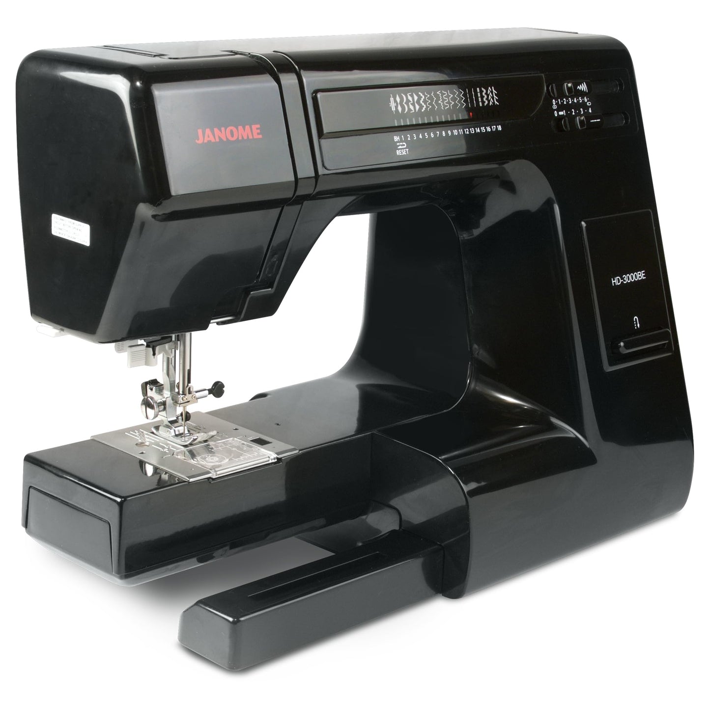 Janome Heavy Duty HD-3000 Black Edition Sewing Machine with Bonus 6 Piece Quilting Kit