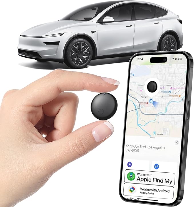 GPS Tracker for Vehicles - Car GPS Tracker Device, Real-Time Mini Vehicle Tracker, No Subscription & No SIM Card Required,...