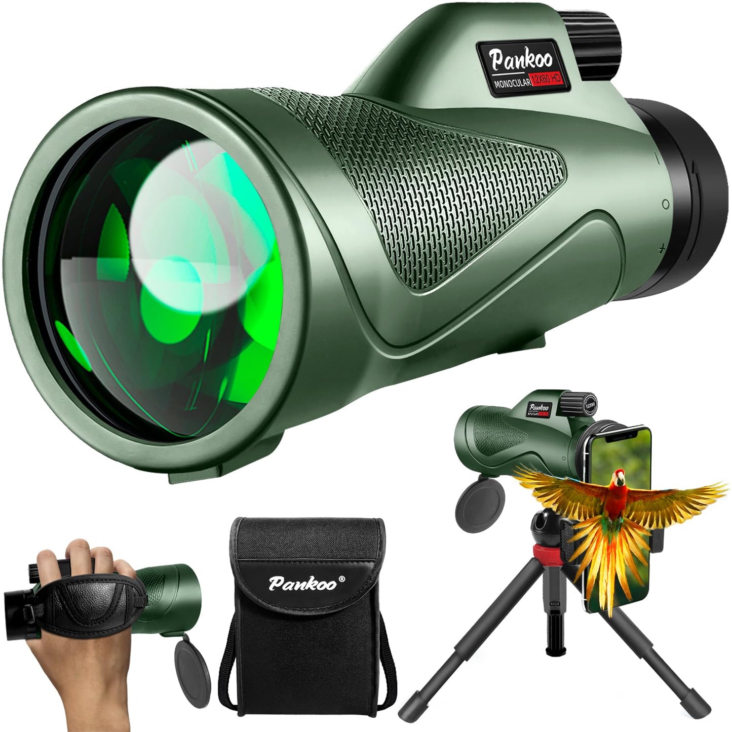 10X50 Powerfull Binoculars For Adults With Low Light Night Vision,Large Eyepiece,10 Seconds Quick Focus,Waterproof Wide Angle Bi