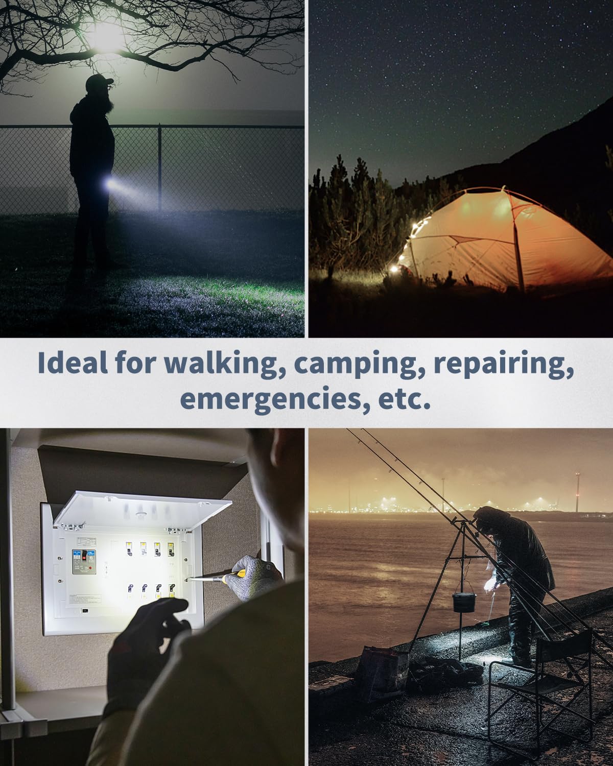 Uniclife 10 Pack Led Keychain Flashlight, 12 Lumen, Ultra Bright, Multi-Colored, Battery Powered, Model Uniclife-3050