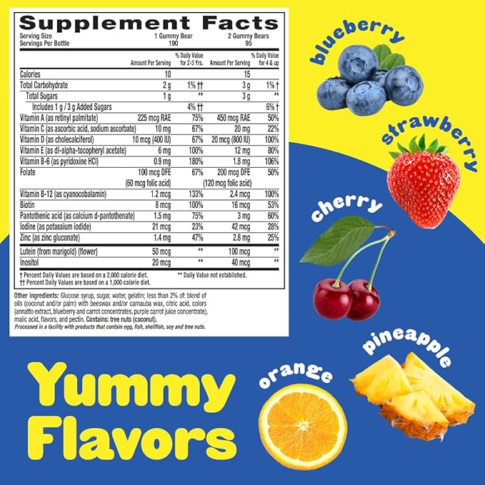 ZHOU Nutrition Elderberry Gummies & L'il Critters Gummy Multivitamin, 60 & 190 Gummies