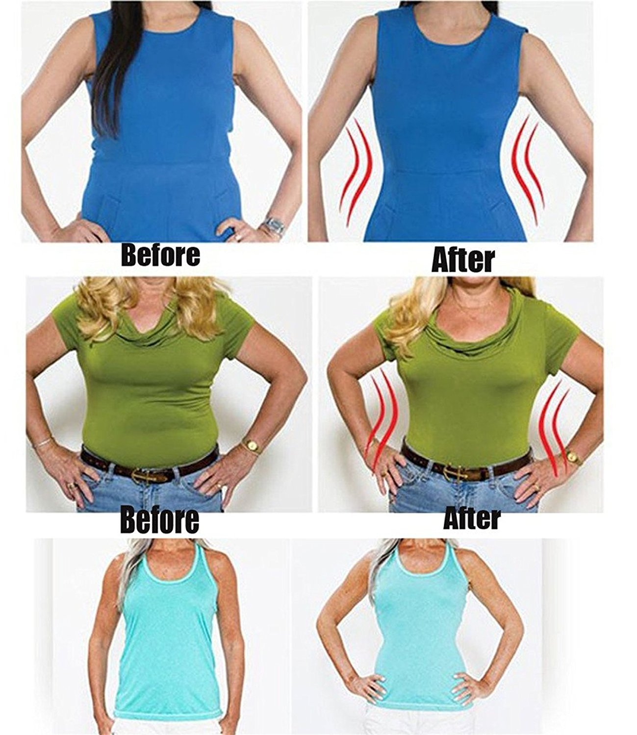 VENUZOR Waist Trainer Belt for Women - Waist Cincher Trimmer - Slimming Body Shaper Belt - Sport Girdle Belt (UP Graded)(Black,2XL)