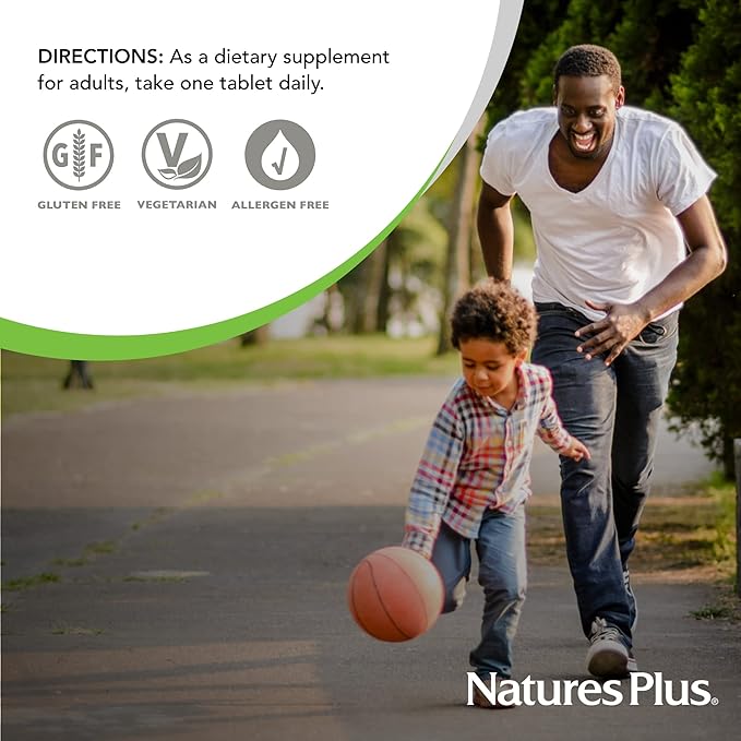 Natures Plus Vitamin D3, Extended Release - 90 Vegan Tablets - 5000 IU + 25 mg Trans-Resveratrol - Heart & Bone Health, Immune System Support, Anti-Aging - Gluten Free - 90 Servings