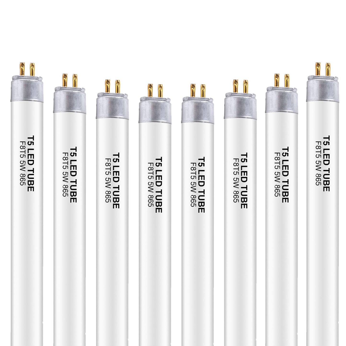 Wesome Lighting 8 Pack 12 Inch F8T5/Dl Led Replacement Bulbs  6500K Daylight  T5 Led 5 Watts Replace Fluorescent Bulb With Led  Replacement Tube For Counter And Cabinet Fixture