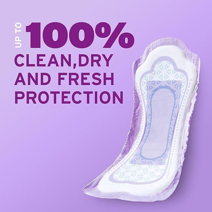 Poise Incontinence & Postpartum Pads for Bladder Leaks, 5 Drop Maximum Absorbency, Regular Length, 96 Count, Packaging May Vary
