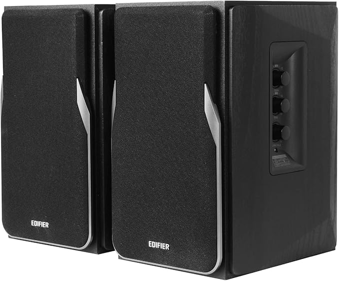 Edifier R1380DB Active Bluetooth Bookshelf Speakers - Optical/Coaxial Input - 2.0 Wireless Studio Monitor Speaker - 42W RM...