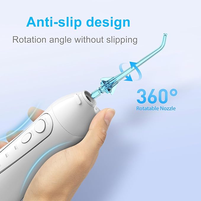 Replacement Heads for COSLUS Water Dental Flosser, Water Flosser Replacement Tips Only Compatible COSLUS C20 (F5020E), E40 (WFP14), C31 (F5023), C50, and C51 Water Flosser（Blue）