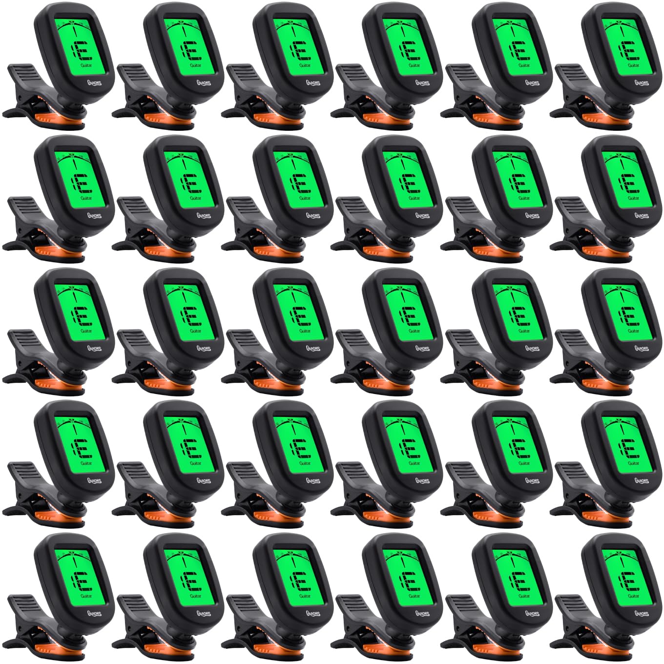 30Pack Guitar Tuner Clip on-Accurate Chromatic,Acoustic Guitar Bass Violin Ukulele Tuner