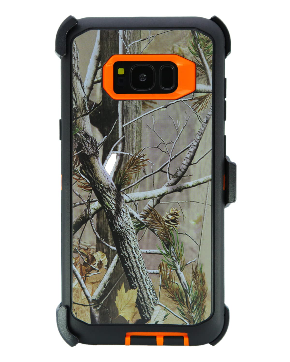 Wallskin Case For Galaxy S8 Plus (6.2) Heavy Duty Full Body Military Grade Drop Protection Carrying Cover Holder | Holster For M