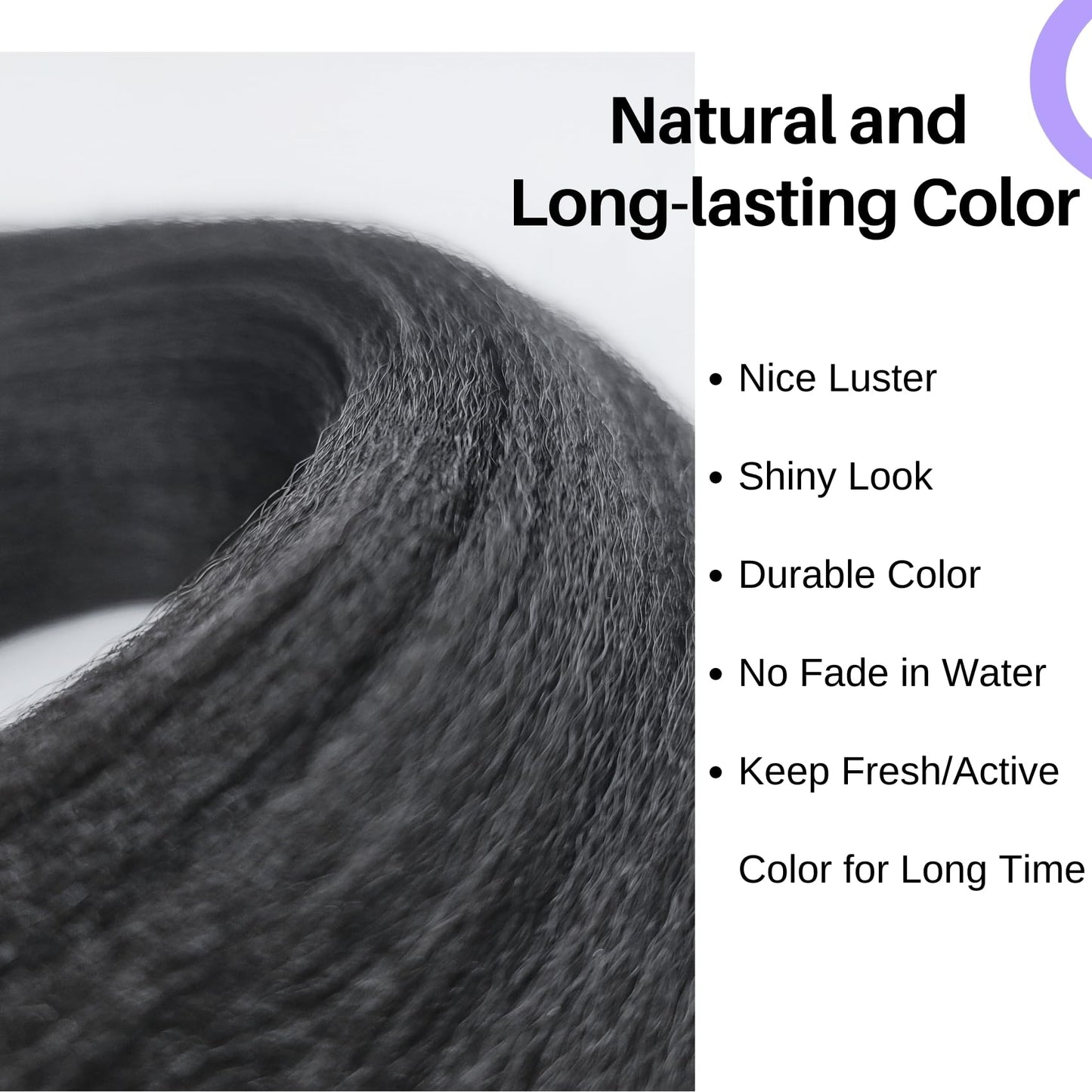 Short Black Braiding Hair Pre Stretched 14 Inch for Knotless Braids Synthetic 1B Braiding Hair for Bob Box Braids (14Inch, Pack