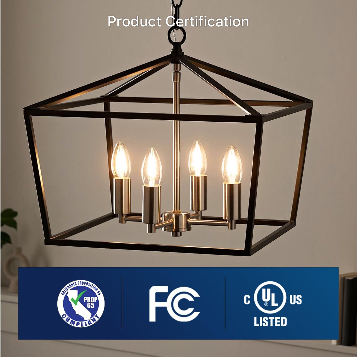 FLSNT 100W Equivalent LED Candelabra Bulbs, 800LM Dimmable B11 E12 LED Chandelier Light Bulbs, 5.5W, 2700K Soft White, 6 Pack