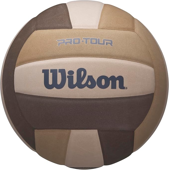 Wilson Pro Tour Volleyball - Official Size, Brown/Tan/Beige