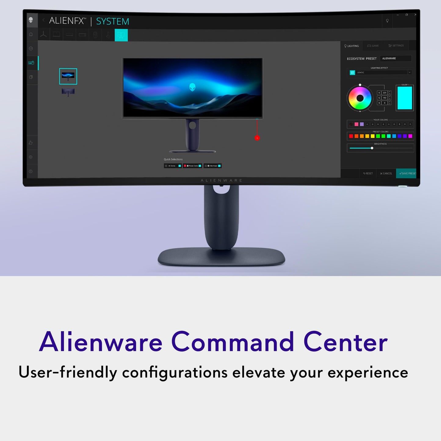 Alienware 34 240Hz QD-OLED Curved Gaming Monitor - AW3425DW - 34.2-inch WQHD (3440 x 1440) 240Hz 0.03ms Display, 1800R Curve, AMD FreeSync Premium Pro, VESA AdaptiveSync, VESA DisplayHDR TrueBlack 400