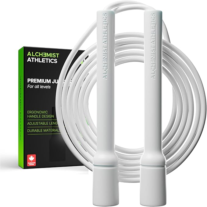Jump Rope for Fitness, Adjustable 10ft Speed Jump Rope for Men, Women & Kids, Tangle Free Skipping Rope with Shatterproof ...