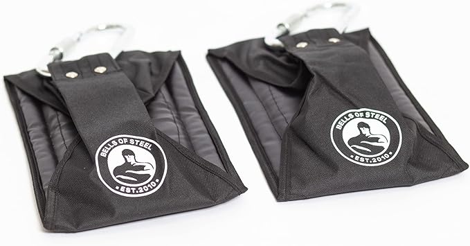 Bells of Steel Hanging Ab Straps for Pull Up Bar, Power Rack - Arm Strap for Commercial and Home Gym, Padded Ab Hanging St...