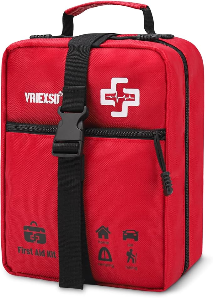 VRIEXSD 400 Piece Large First Aid Kit Premium Emergency Kits for Home, Office, Car, Outdoor, Hiking, Travel, Camping, Surv...